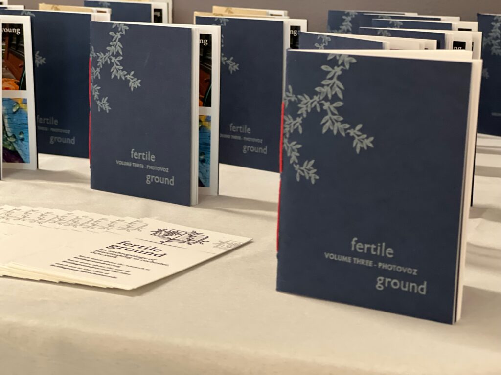 several zines on display on a table